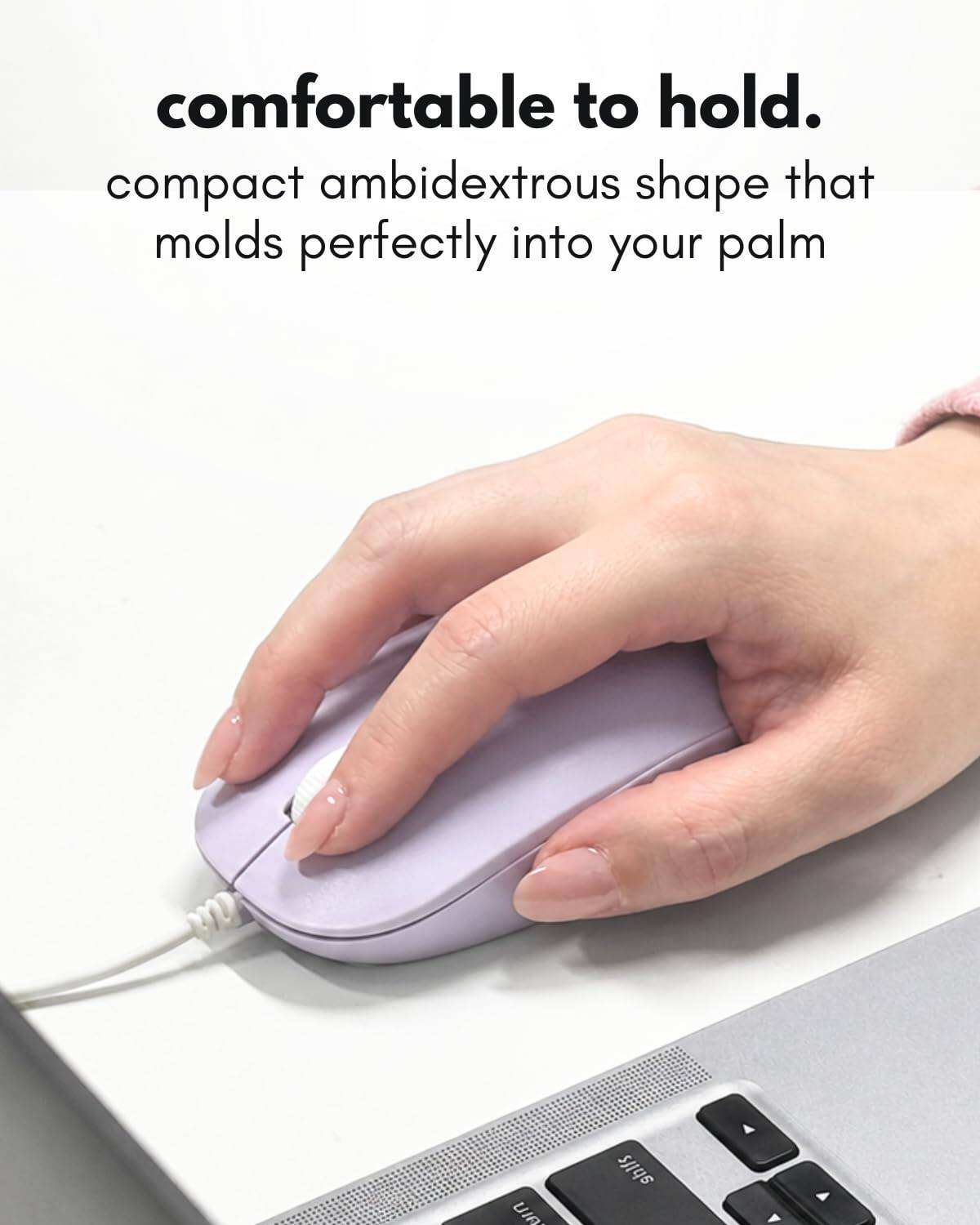 comfortable to hold. compact ambidextrous shape that molds perfectly into your palm