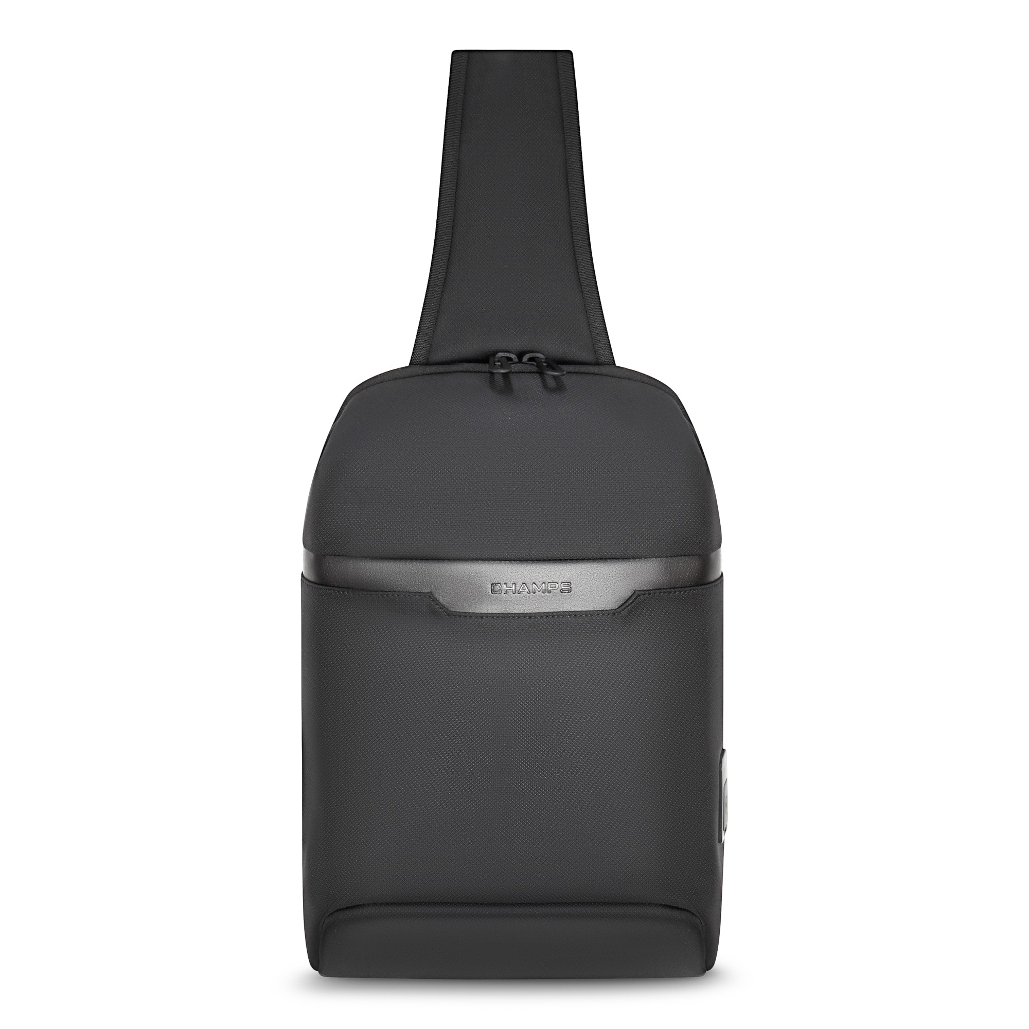 Front. Champs - Onyx Collection - Sling Bag - Black.