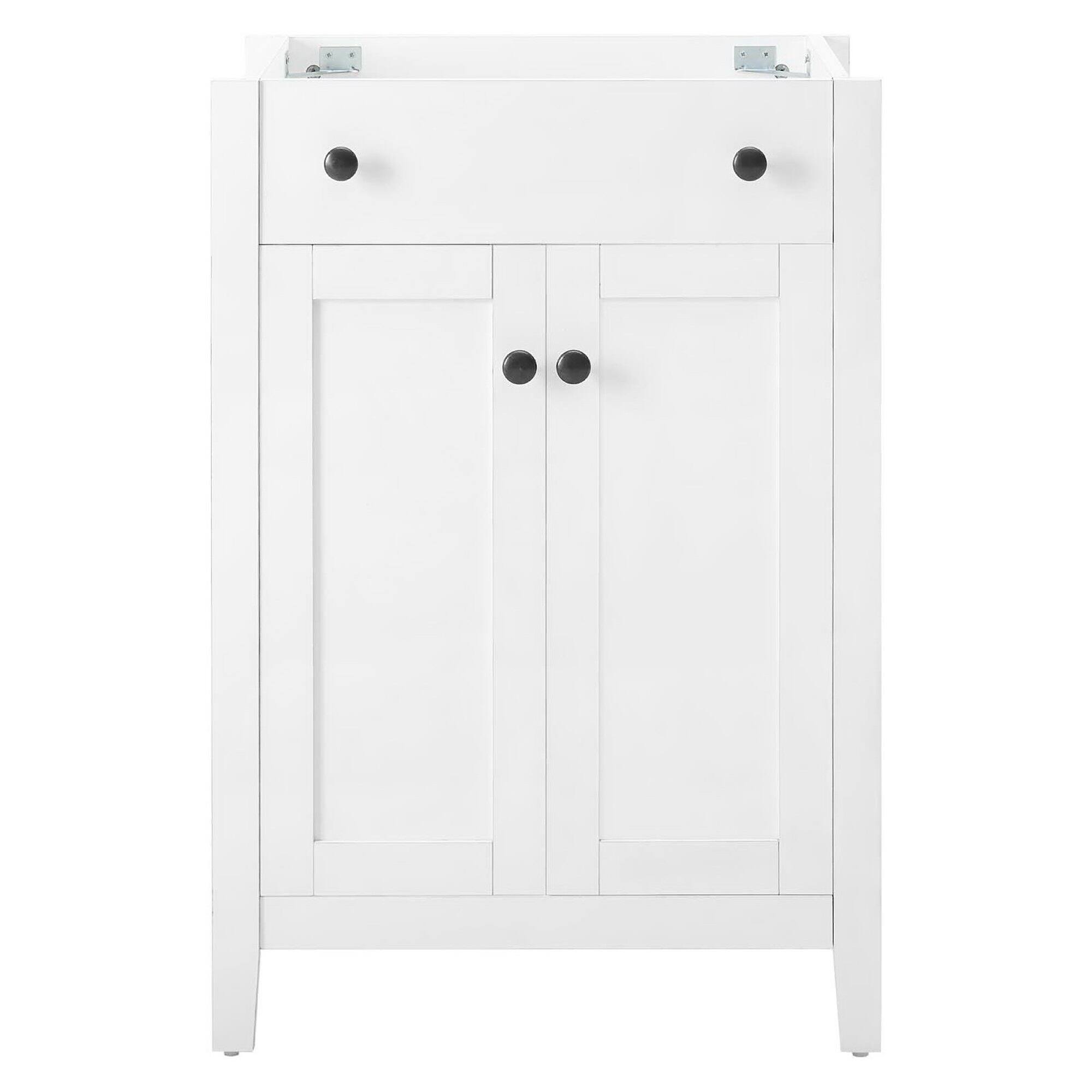 Alt View 4. Modway - Nantucket Bathroom Cabinet Basin Not Included by Modway - White.