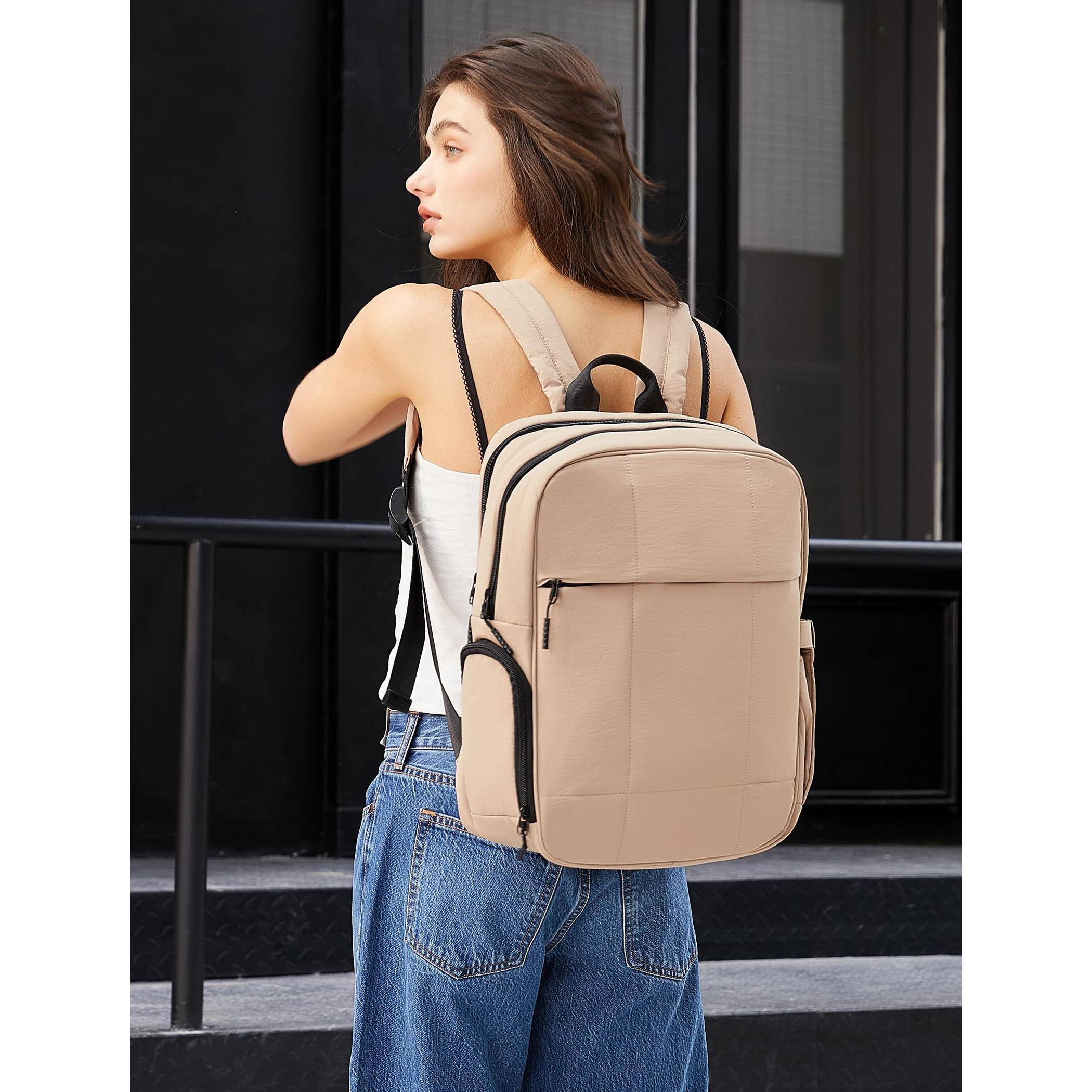 Cozy Serene Lightweight Travel Backpack Carry On Flight Approved Puffy ...