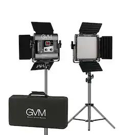GVM - 560AS 30W Bi-Color Soft LED Panel 2-Light Kit, 2300K-6800K