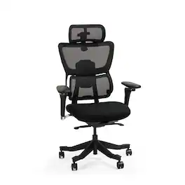 FlexiSpot - C7 Max Series Premium Ergonomic Foam Seat Office Chair - Black