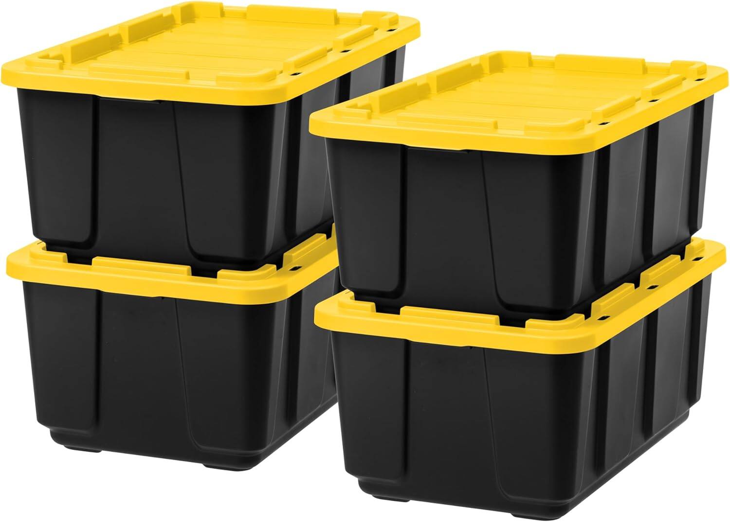IRIS USA 27Gal/108Qt Large All Weather Heavy Duty Stackable Storage ...