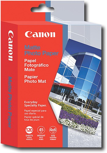 Best Buy: Canon 50-Pack 8.5 x 11 Matte Photo Paper 7981A004