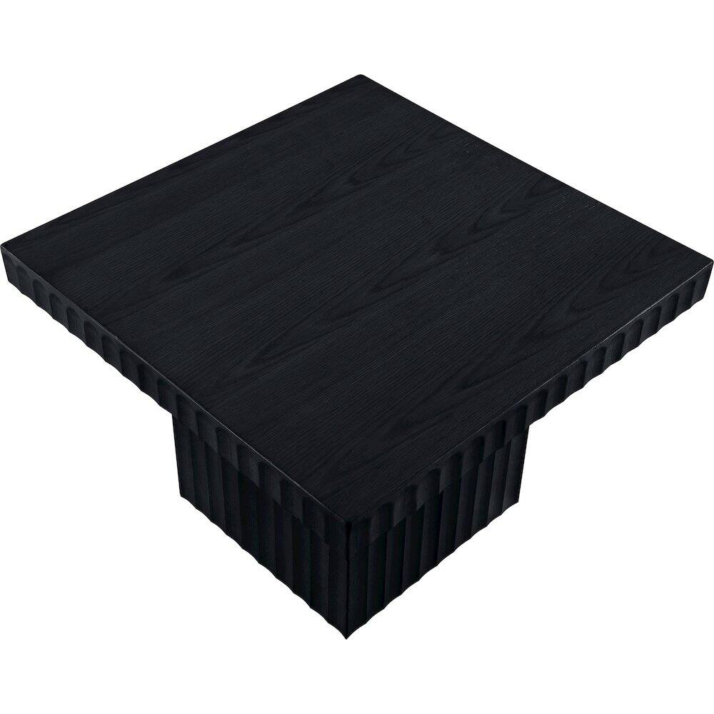 Alt View 4. Meridian Furniture - Spencer Black Oak Veneer Coffee Table - Black.