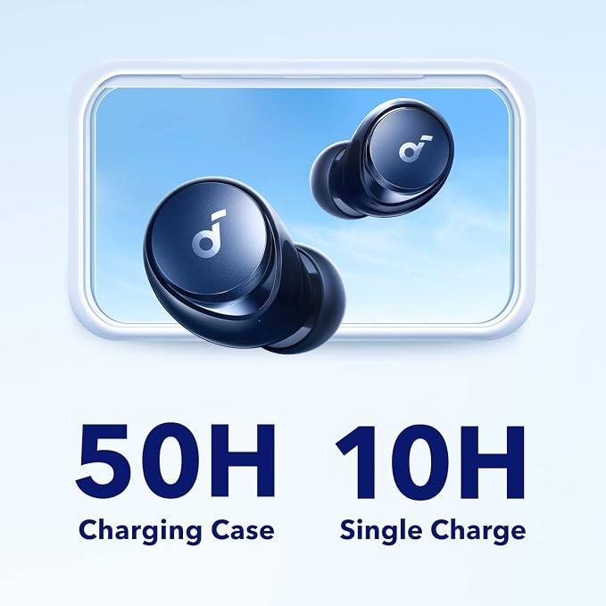 50H Charging Case  
10H Single Charge