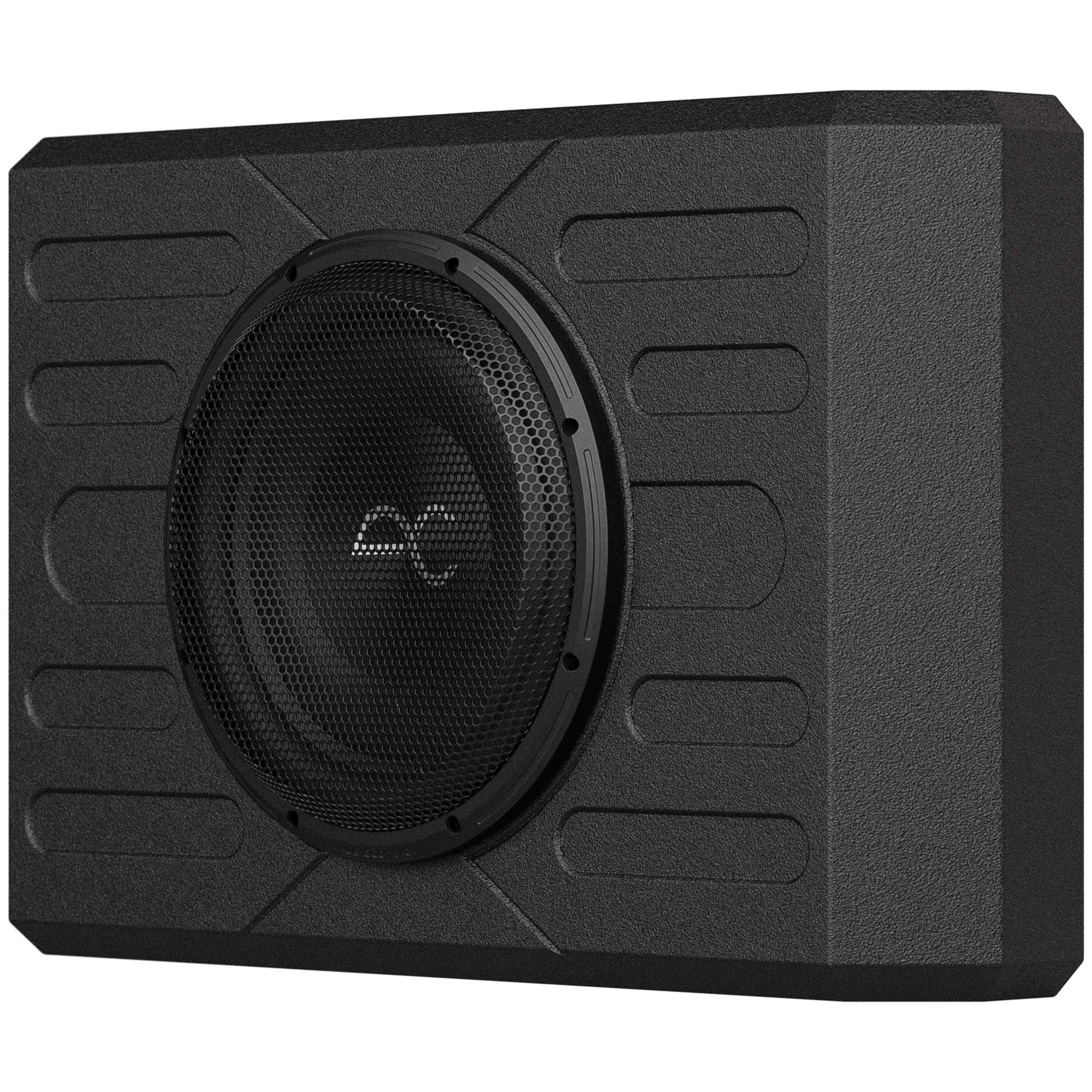 Alt View 12. AudioControl - 12” Single-Voice-Coil 2-Ohm Loaded Subwoofer Enclosure - Black.