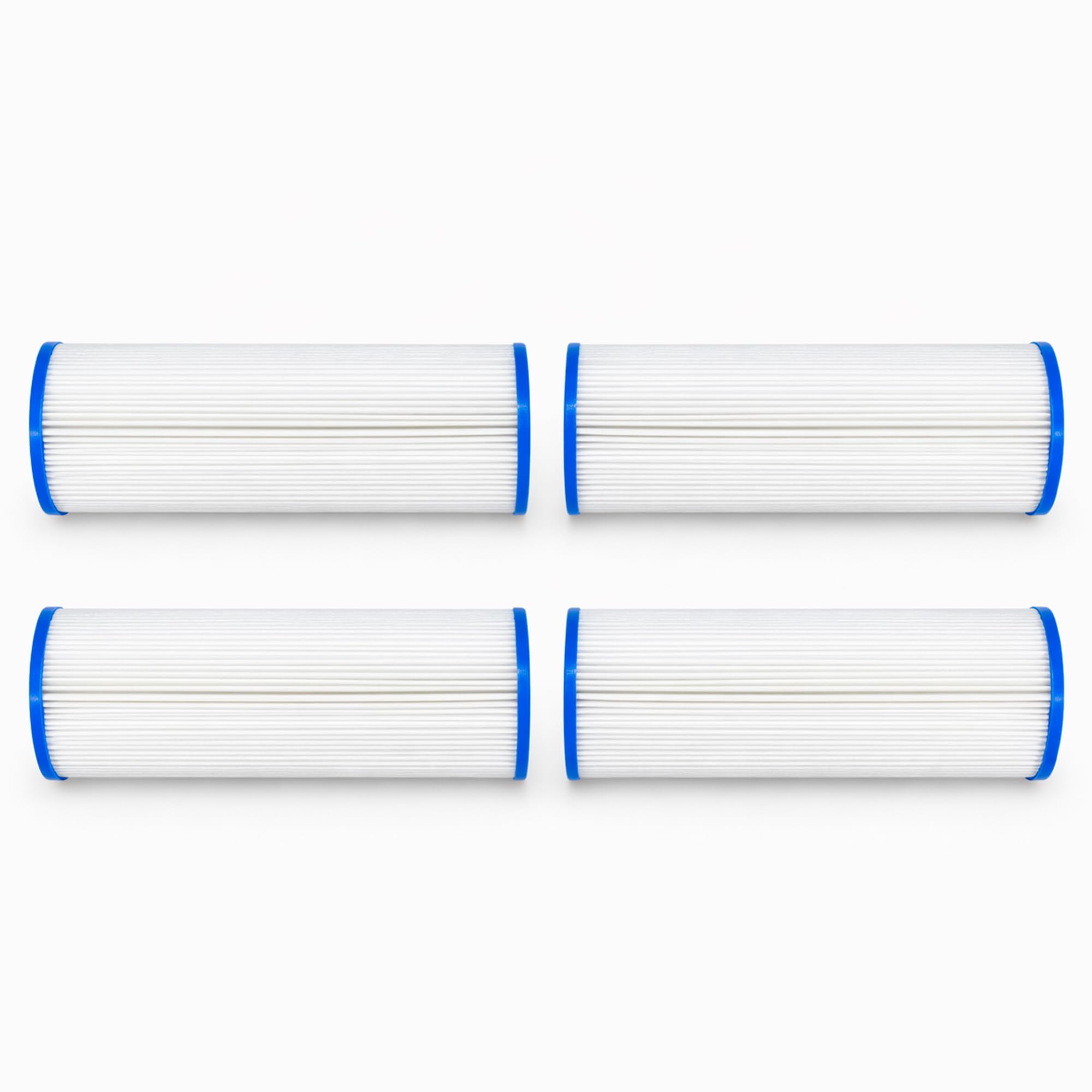 Alt View 5. HQRP - 4-Pack 10 x 2.5 inch Cold Plunge Sediment Water Filter Cartridge 50 Micron, for Ice Bath, Plunge Tub, Ice Pod, Spa, Pool.
