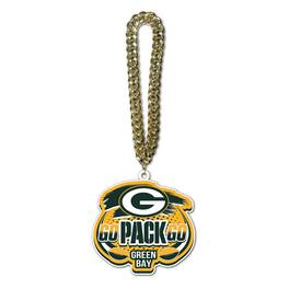 MOJO - Bay Packers Slogan Fan Chain Necklace - Green