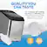 Alt View 14. NewAir - 30 Lb. Countertop Nugget Ice Maker - Slim Design, Self-Cleaning Function, Automatic Water Line and Refillable Water Tank - Stainless Steel.