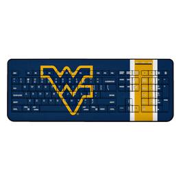 Keyscaper - West Virginia Mountaineers Wireless USB Keyboard - Multicolor