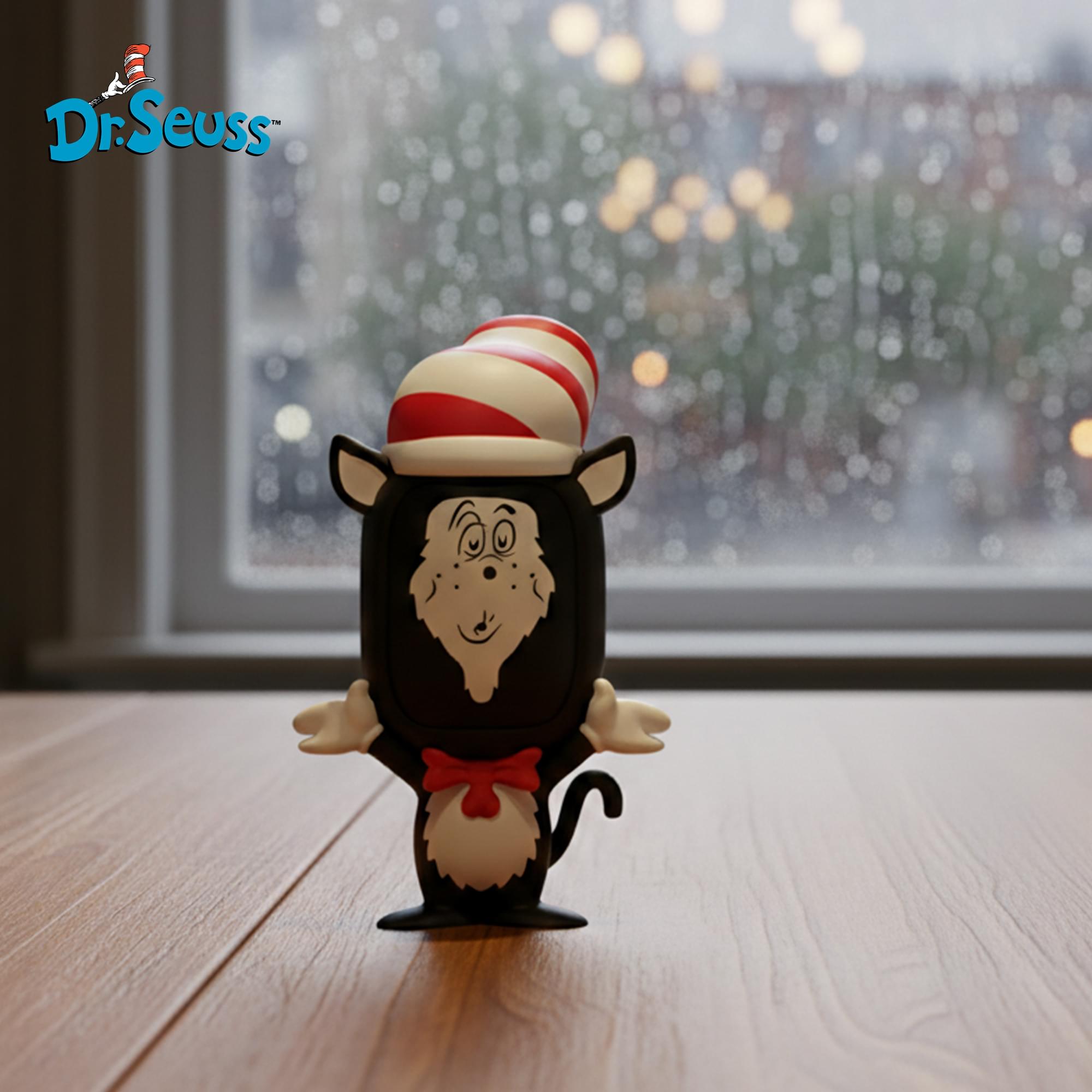 Alt View 4. Culture Fly - Dr. Seuss Flip'Em Fidget Figure | The Cat In The Hat - Black.