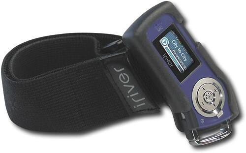 Angle Standard. iRiver - Sport Case with Clip and Armband - Black.