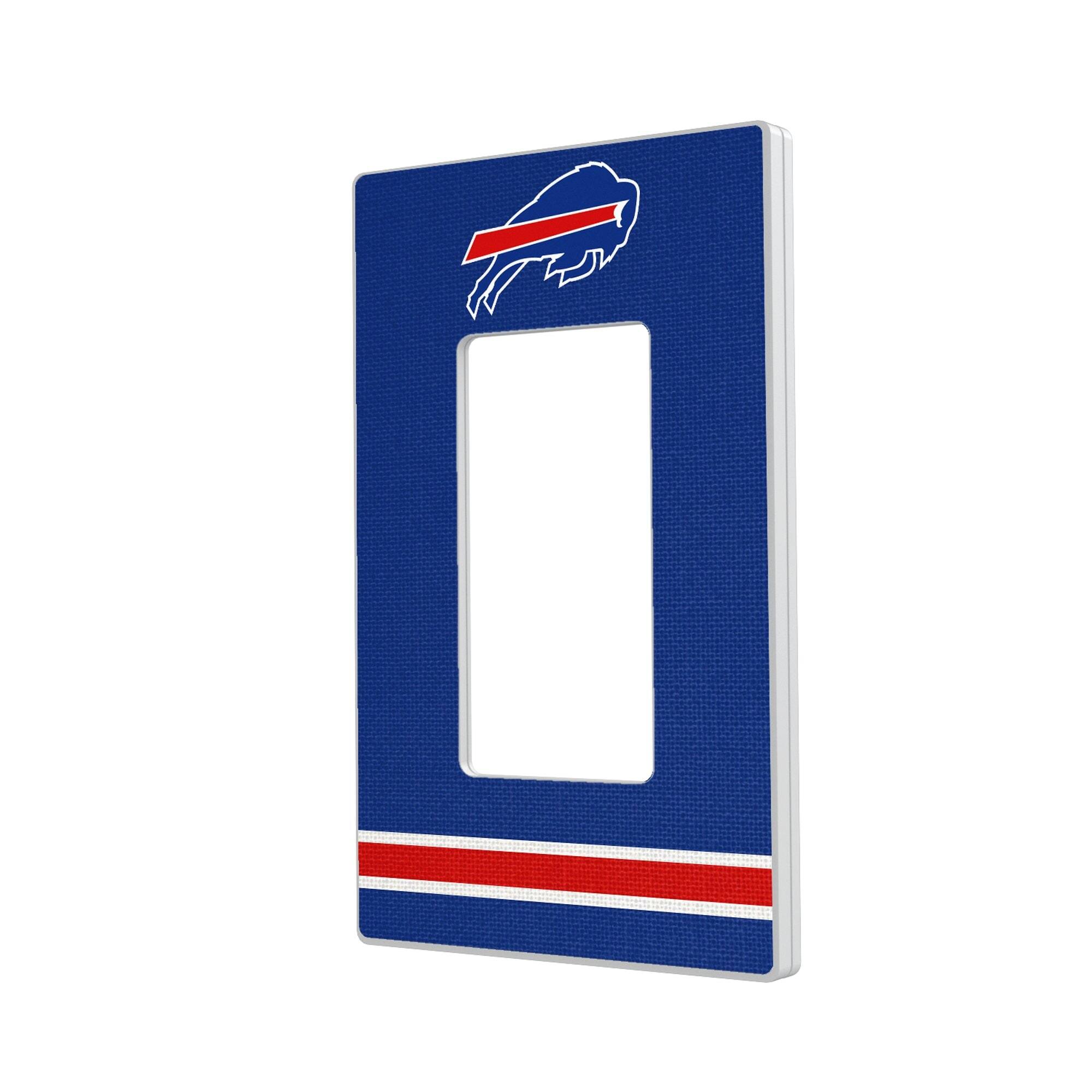 Keyscaper - Buffalo Bills Stripe Single Rocker Light Switch Plate - Multicolor price history on PriceWatchPro