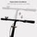 Adjustable handlebar
Adjust the height according to your height