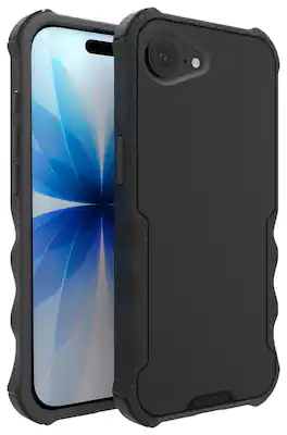 Smartish - iPhone 17e/16e MagSafe Case - Gripzilla - Heavy Duty Armor Cover - Tie Affair - Black