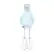 Angle. SMEG - HMF01 9 Speed Hand Mixer - Pastel Blue.