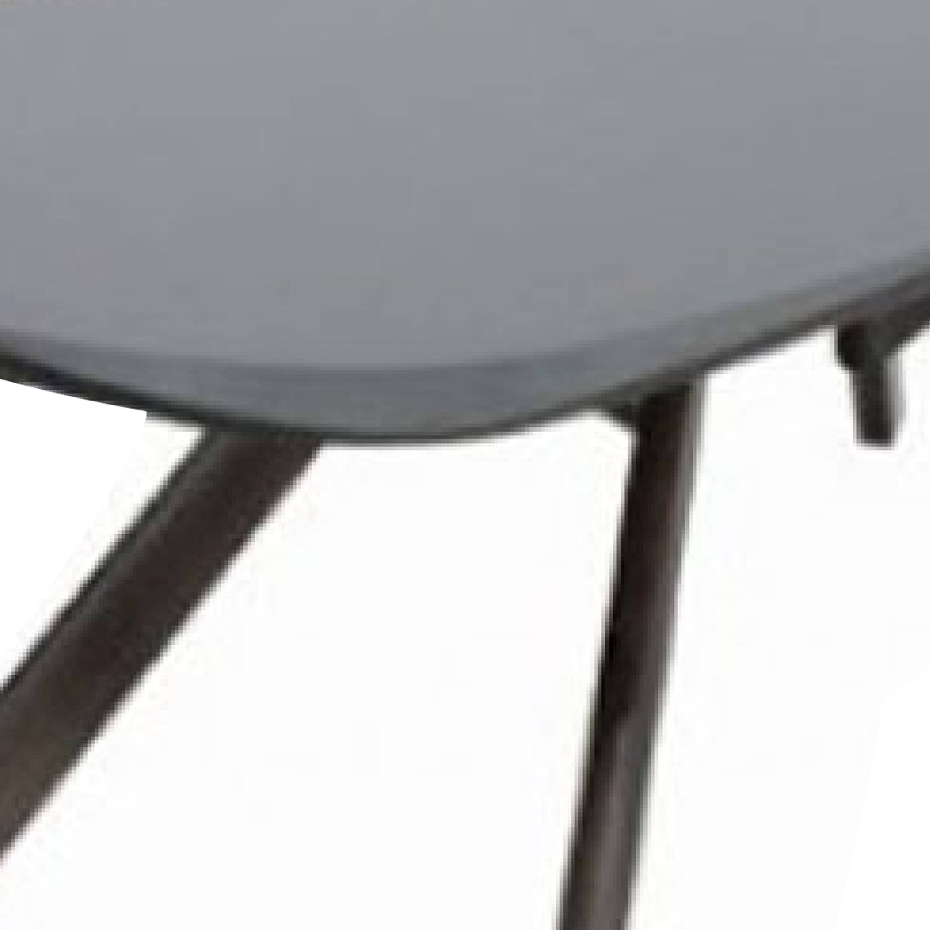 Alt View 2. Manhattan Lane - Ziva Dining Table, 3D Cut Edge, Black Solid Wood 83 Inch Rectangular - Black Wenge, Gray.