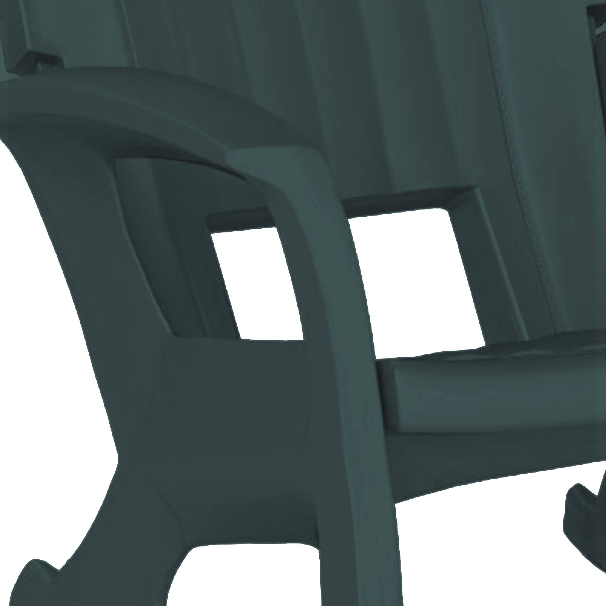 Alt View 7. Semco - Semco Plastics Rockaway Heavy Duty All-Weather Outdoor Rocking Chair, Green - Green.