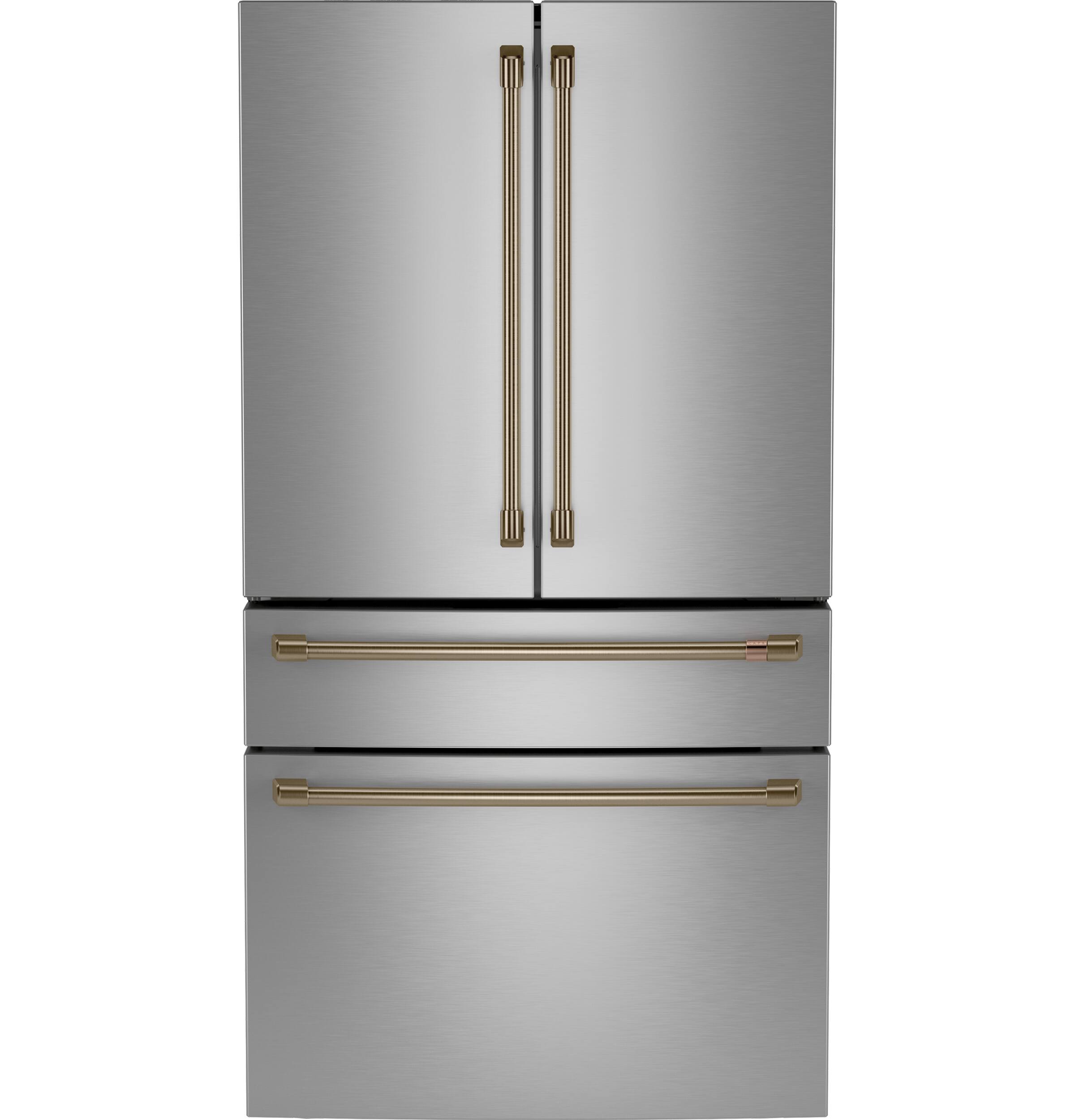 Alt View 34. Café - 23.2 Cu. Ft. 4-Door French Door Counter-Depth Smart Refrigerator with Dual Dispense AutoFill Pitcher - Stainless Steel.