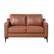 Front Zoom. Serta - Fuller Loveseat Brown - Brown.