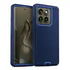 Front. Entronix - Entronix Heavy Duty Case for Motorola Moto Edge 2025 - Ultimate Protection in Blue - Blue.