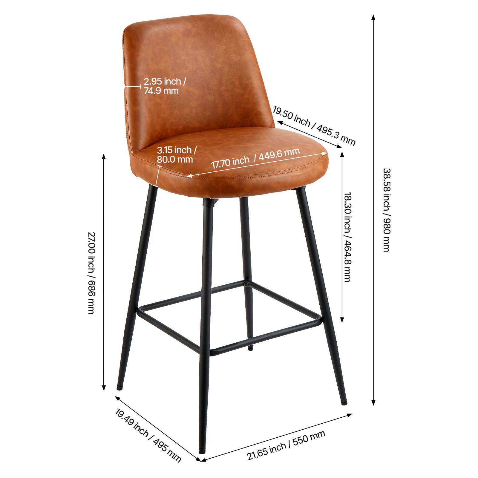 - 2.95 inch / 74.9 mm
- 3.15 inch / 80.0 mm
- 17.70 inch / 449.6 mm
- 19.50 inch / 495.3 mm
- 18.30 inch / 464.8 mm
- 19.49 inch / 495 mm
- 21.65 inch / 550 mm
- 22.00 inch / 560 mm
- 19.49 inch / 495 mm
- 38.58 inch / 980 mm
- 18.30 inch / 464.8 mm
- 21.65 inch / 550 mm