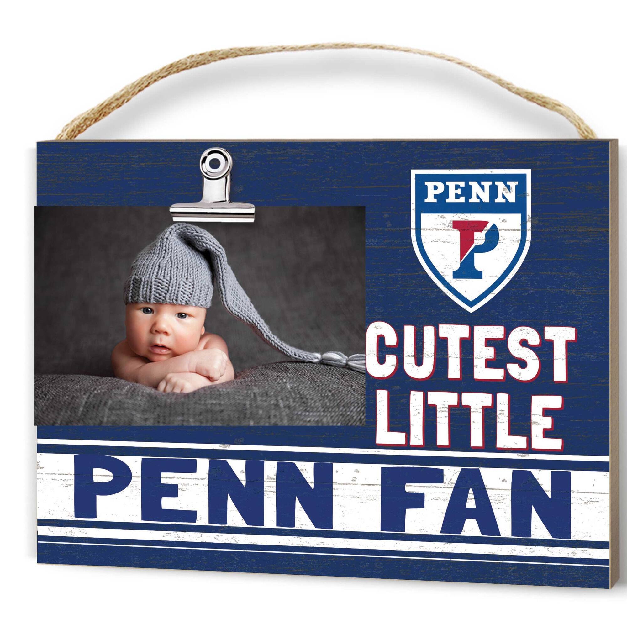 Pennsylvania Quakers 8'" x 10" Cutest Little Team Logo Clip Photo Frame