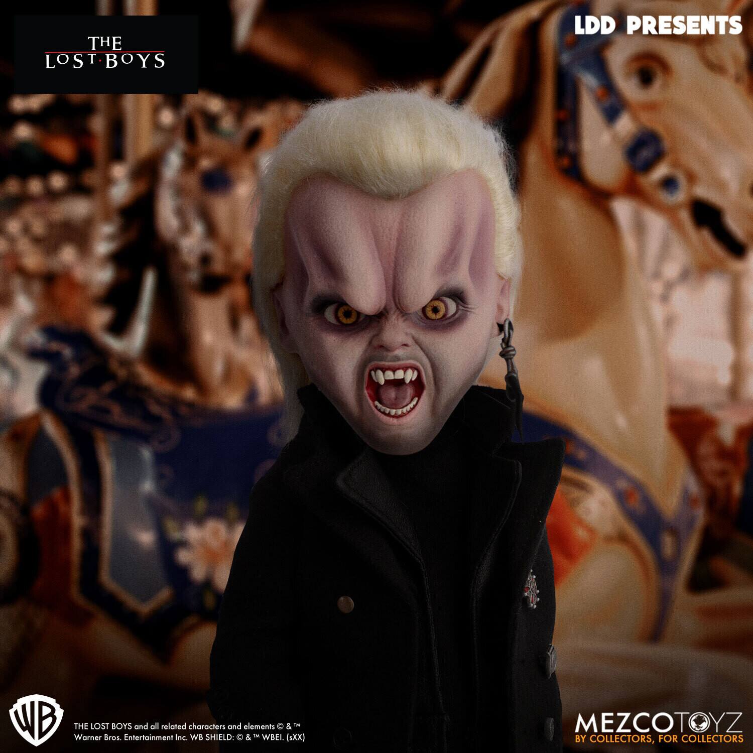 THE LOST BOYS LDD PRESENTS  
WB THE Warner LOST Bros. BOYS Entertainment and all related Inc characters WB SHIELD: and C elements 5 - WBEI.  
& (1XX) I MEZCOTOYZ BY COLLECTORS, FOR COLLECTORS