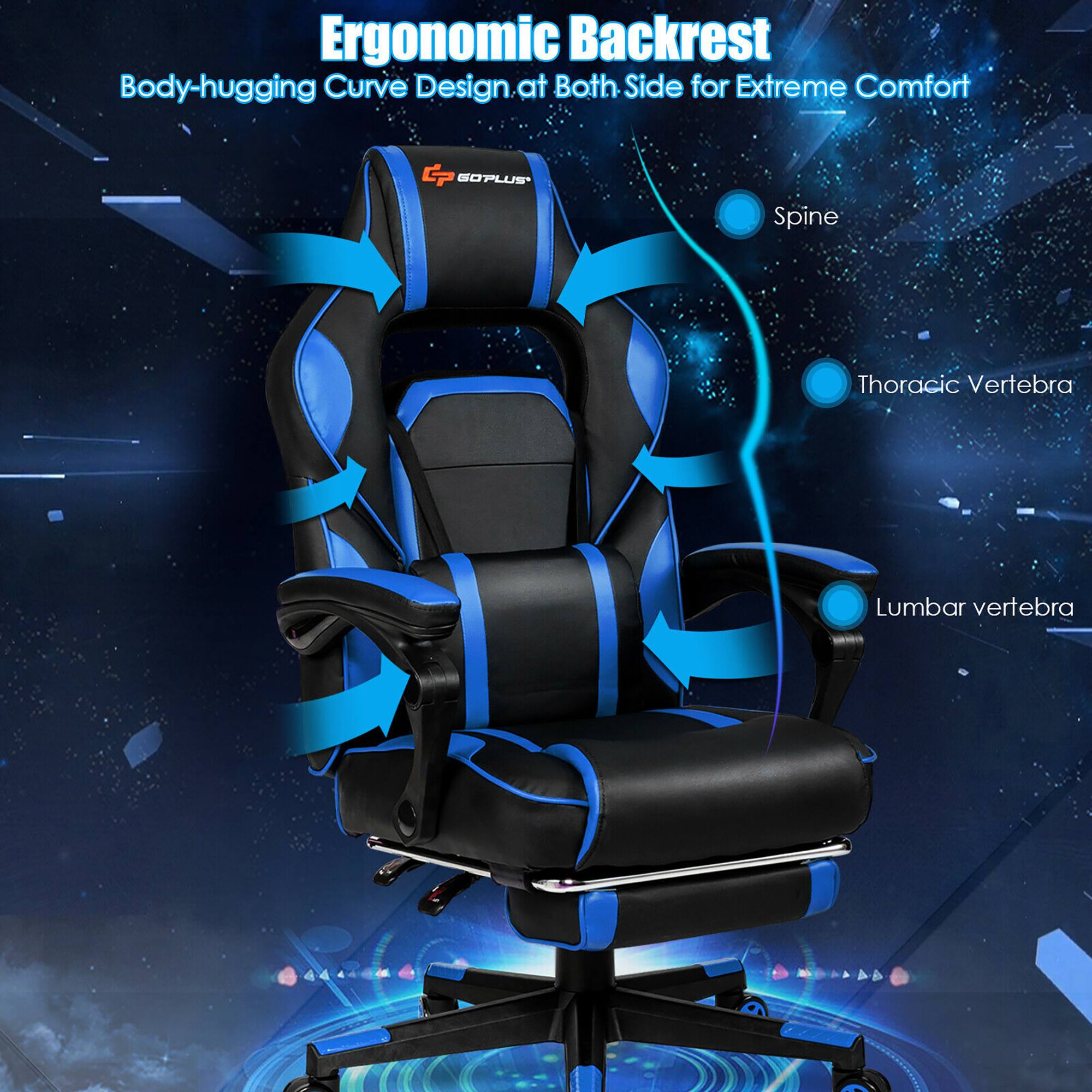 Ergonomic Backrest Body-hugging Curve Design at Both Side for Extreme Comfort G SOPLUS* Spine Thoracic Vertebra Lumbar vertebra