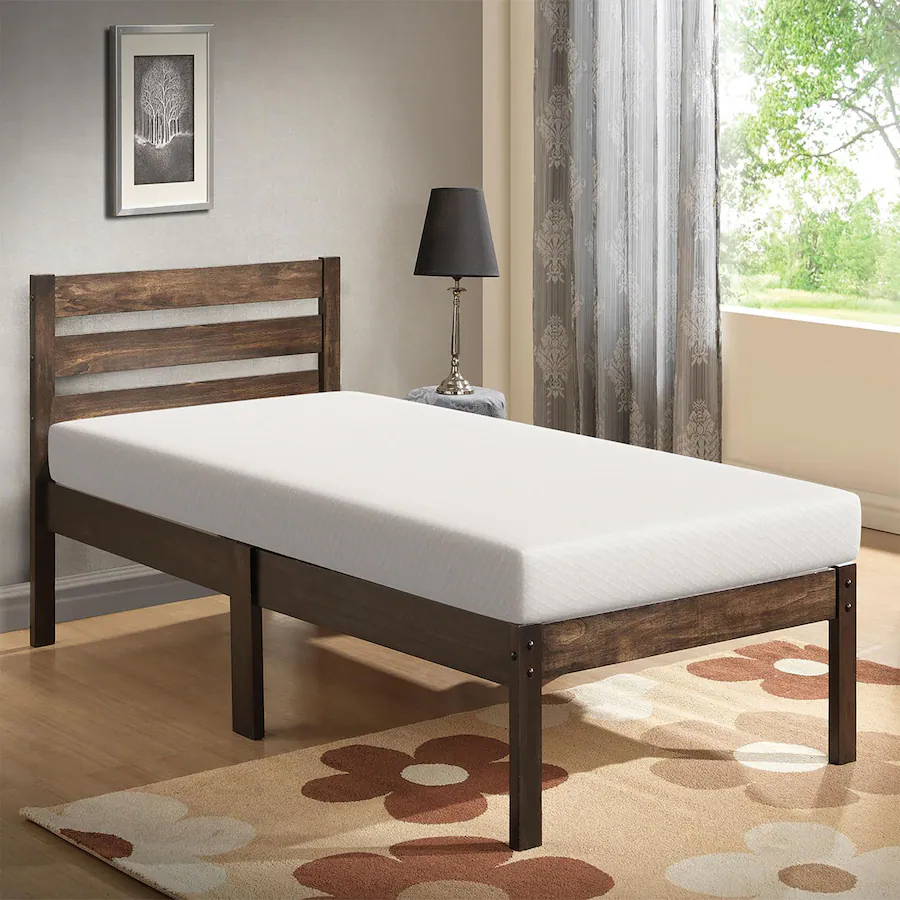 Vaczon 6 Inch Twin Gel Memory Foam Pressure Relief Mattress Breathable ...