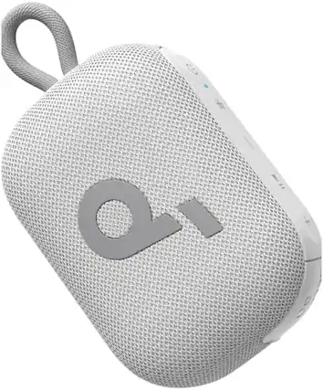 Front. Soundcore - soundcore Select 4 Go Bluetooth Shower Portable Wireless Speaker by Anker, White - White.