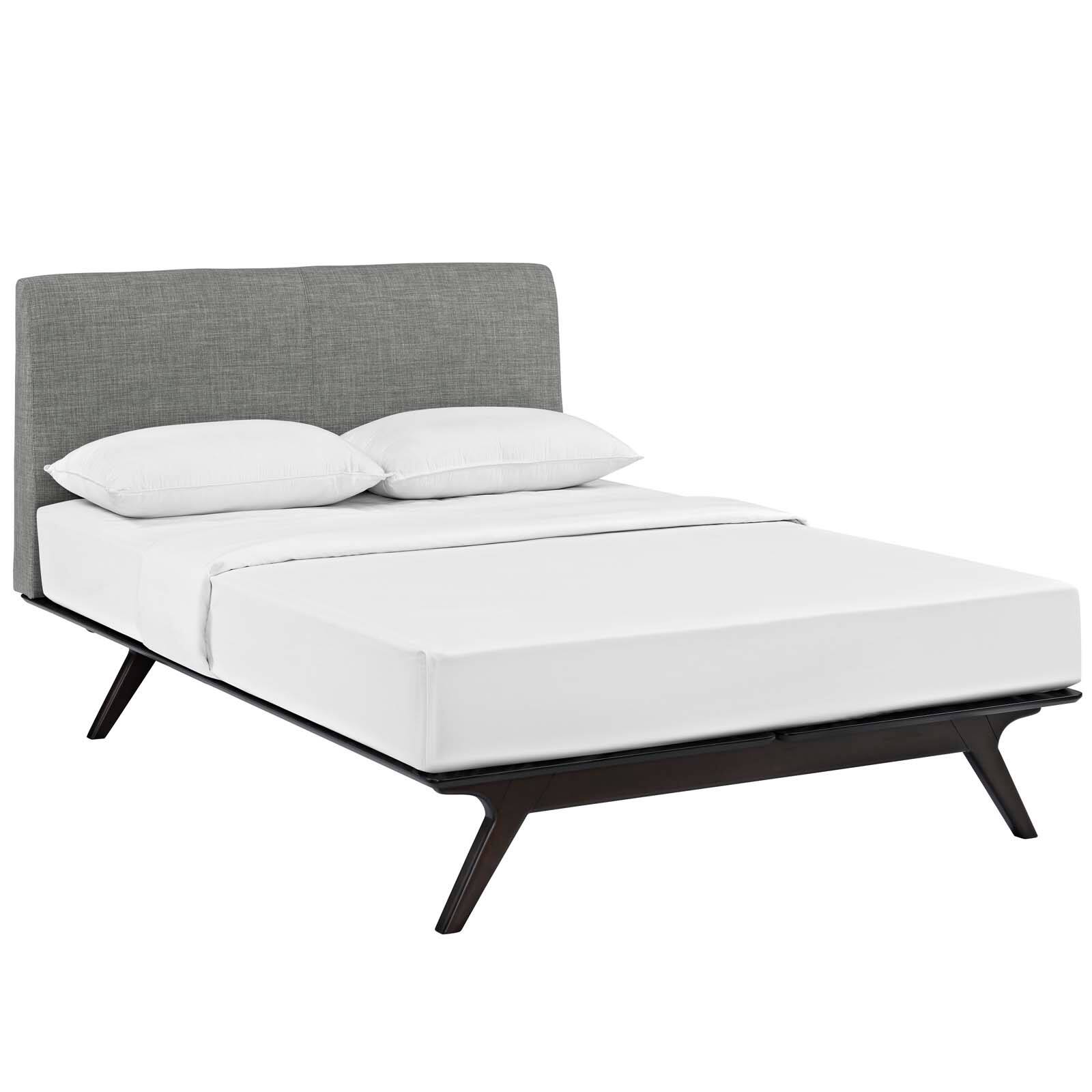 Angle. Modway - Ollie Twin Bed Frame - White.