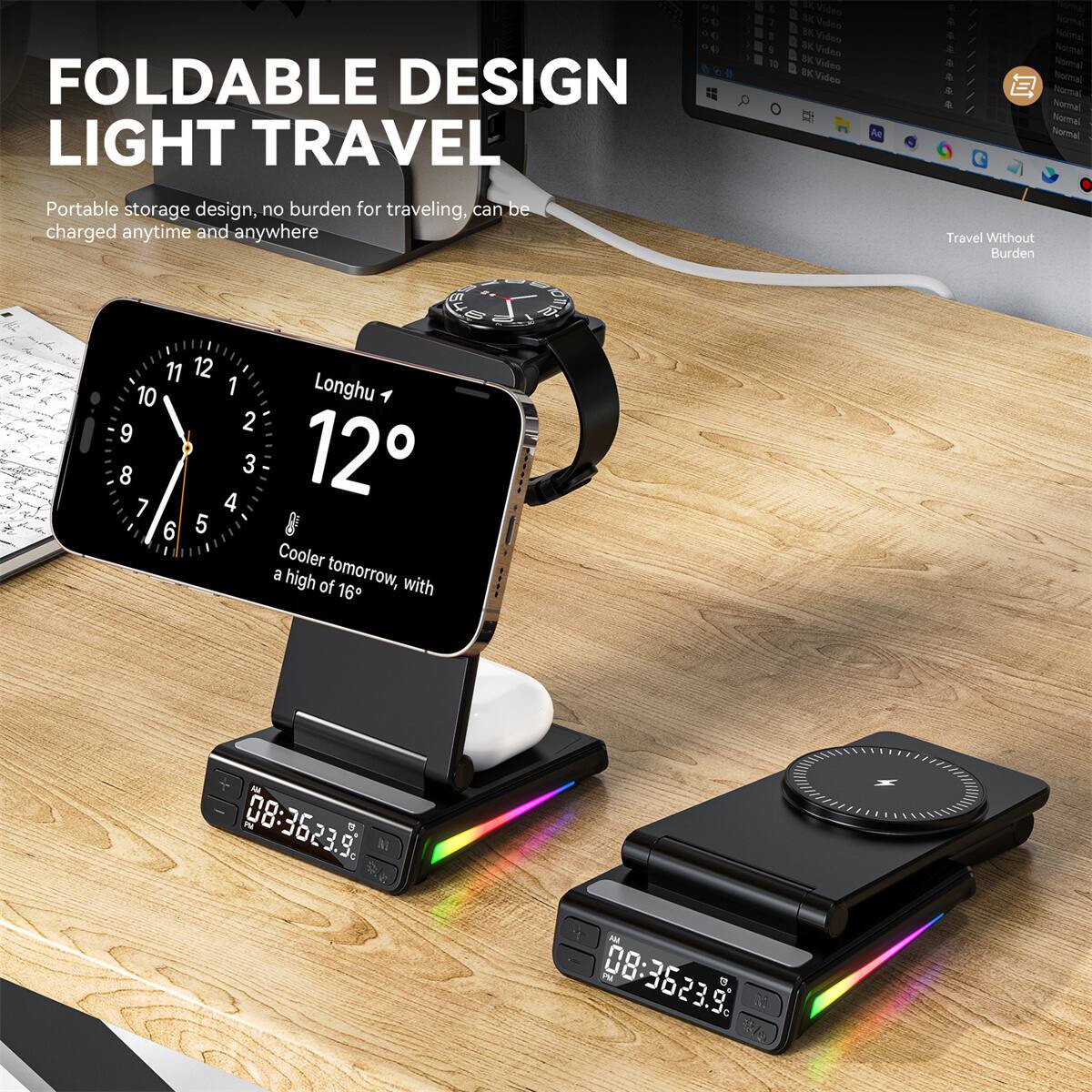 FOLDABLE DESIGN LIGHT TRAVEL

Portable storage design, no burden for traveling, can be charged anytime and anywhere

Longhu 12°
Cooler tomorrow, with a high of 16°

Travel Without Burden