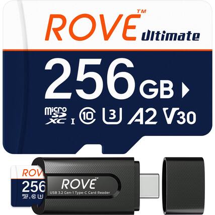 ROVE Ultimate
256 GB
microSDXC I
10
U3
A2
V30
ROVE
256
USB 3.2 Gen-1 Type-C Card Reader