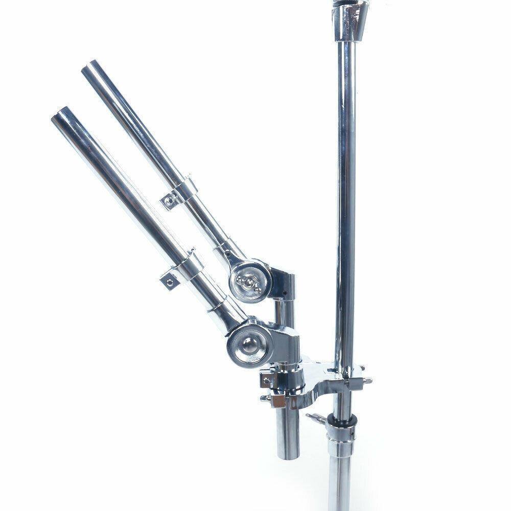 Alt View 2. Winado - Double Tom Drum Stand with Adjustable Height 21.6" to 54.86", Premium Stainless Steel Frame, Double Braced Legs, Rubber.