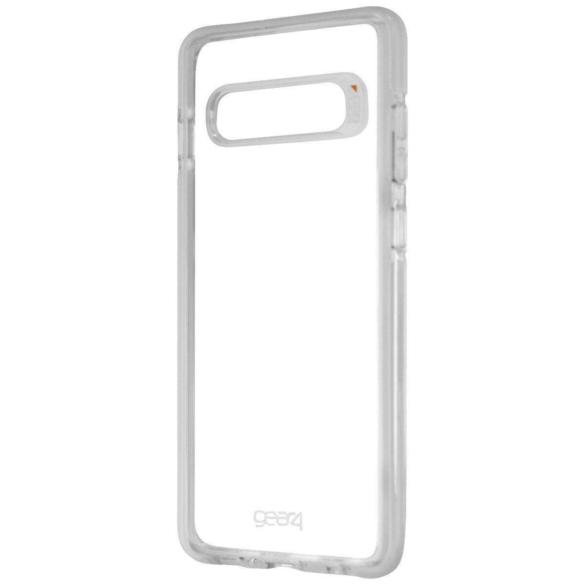 Back. ZAGG - ZAGG Piccadilly Series Hard Case for Samsung Galaxy S10+ (Plus) - White / Clear - White / Clear.
