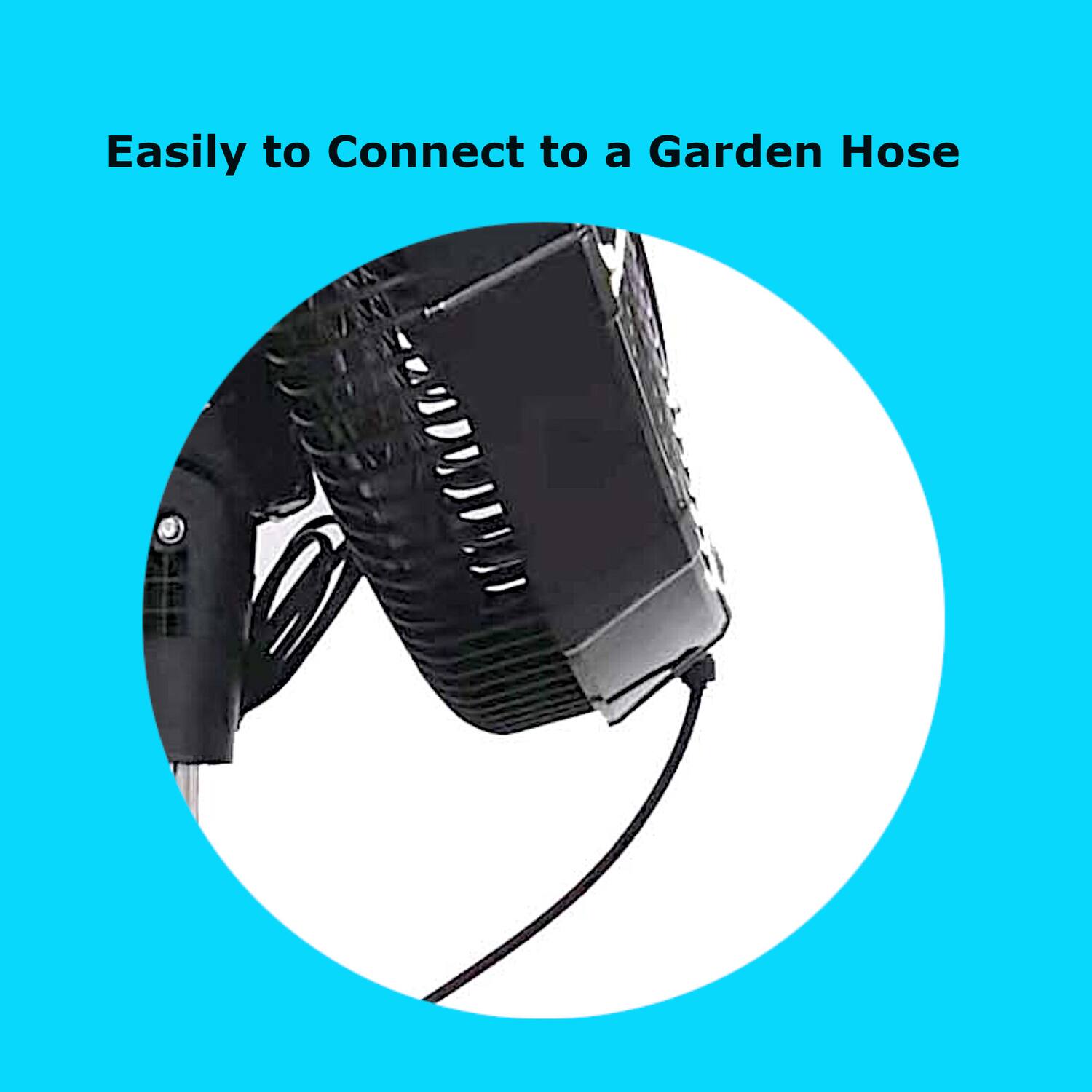 Easily to Connect to a Garden Hose