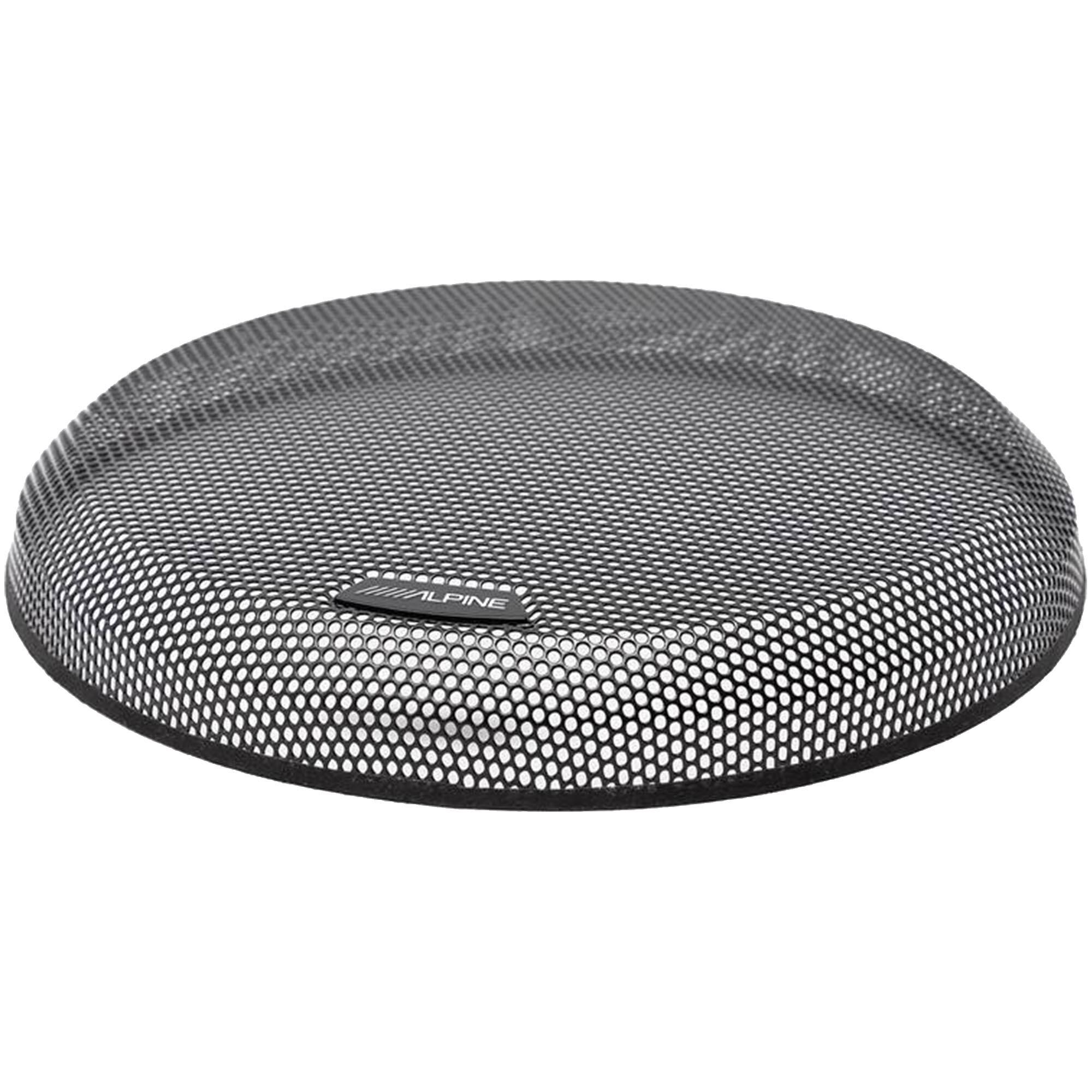 Alt View 10. Alpine - Alpine KTE-10G.3 Grille for 10" Type-R and Type-S subwoofers - Black/Gray.
