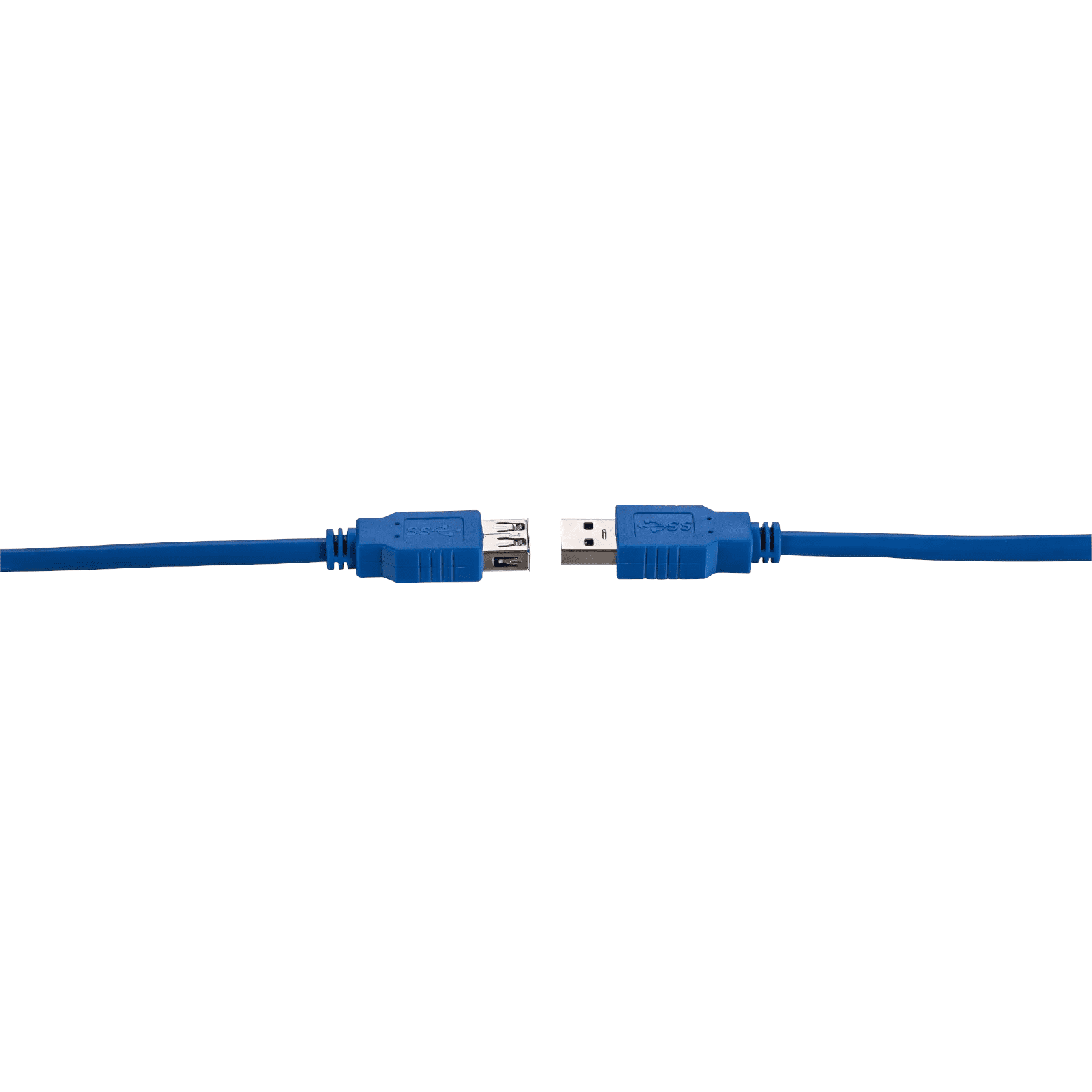 Left. Cables Direct Online - USB 3.0 Extension Cable A Male to A Female, 6ft, 5Gbps SuperSpeed Data Transfer, Plug & Play Cord - Blue.