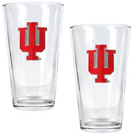 Great American Products - Indiana Hoosiers 16oz. Pint Glass Set - Multicolor