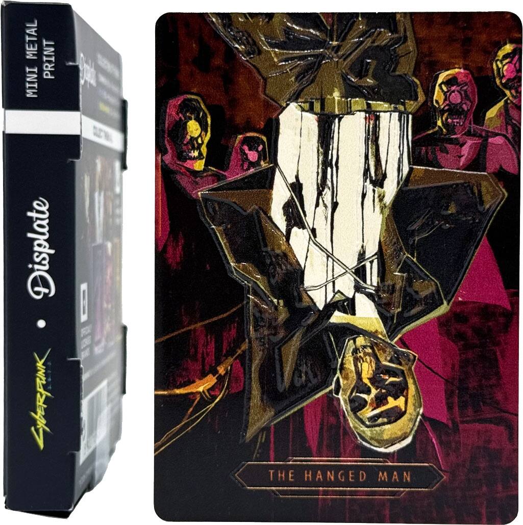 METAL PRINT MINI Displate Cyberpunk  
THE HANGED MAN
