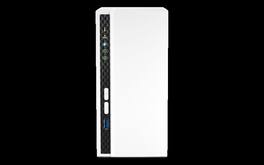QNAP - TS-233-US 2 Bay Affordable Desktop NAS with ARM Cortex-A55 quad-core processor and 2 GB DDR4 RAM (Diskless) - White