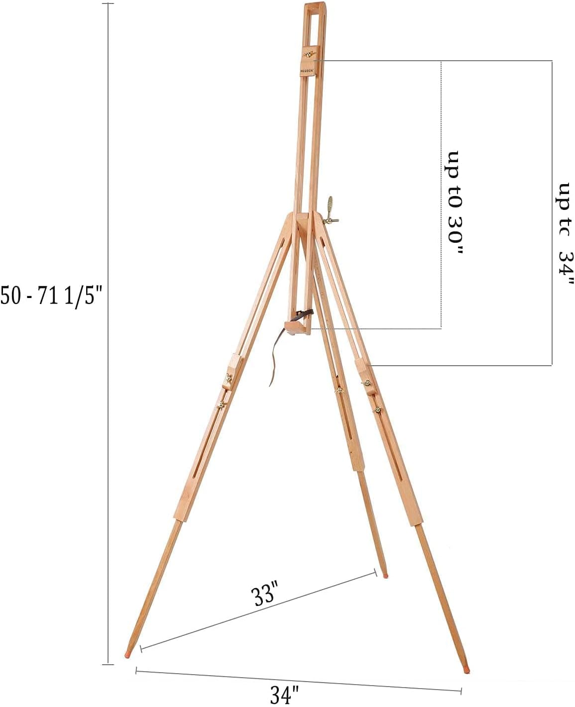 50-71 1/5"  
up to 30"  
up to 34"  
33"  
34"