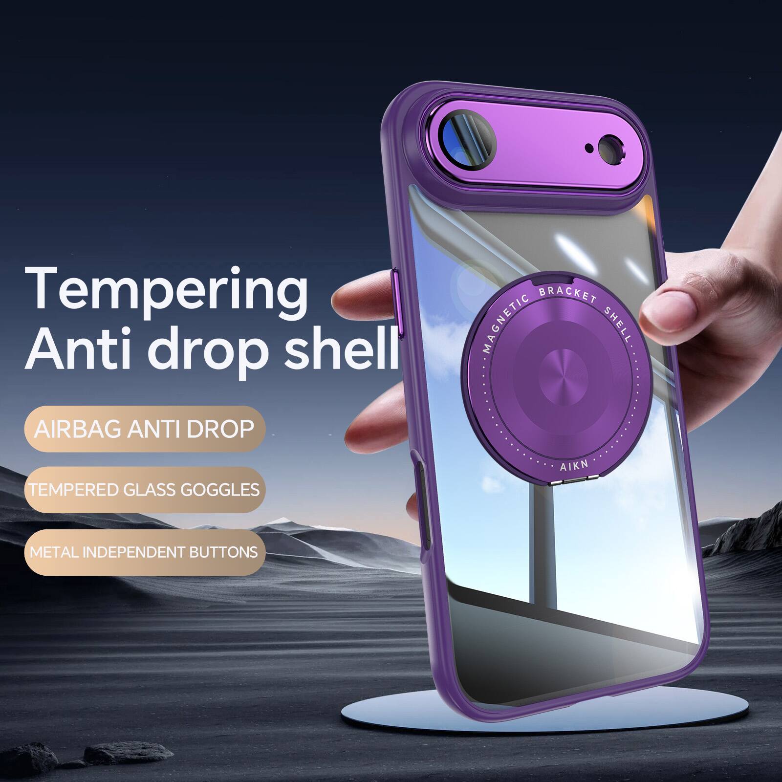 Tempering Anti drop shell  
MAGNETIC SHELL  
AIRBAG ANTI DROP  
TEMPERED GLASS GOGGLES  
METAL INDEPENDENT BUTTONS
