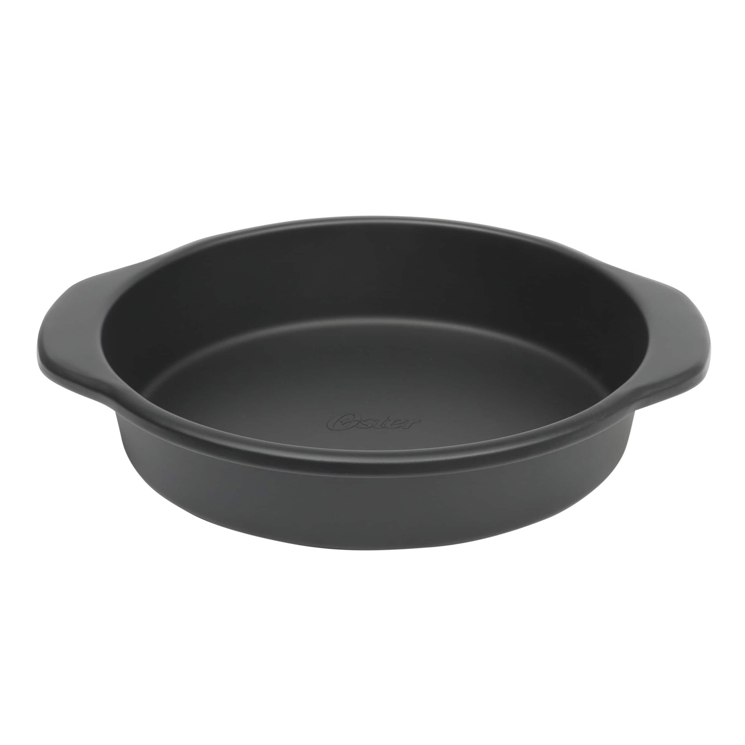 Oster - Teston Platinum Collection 9 Inch Nonstick Carbon Steel Cake Pan - Matte Black - Thumbnail 2