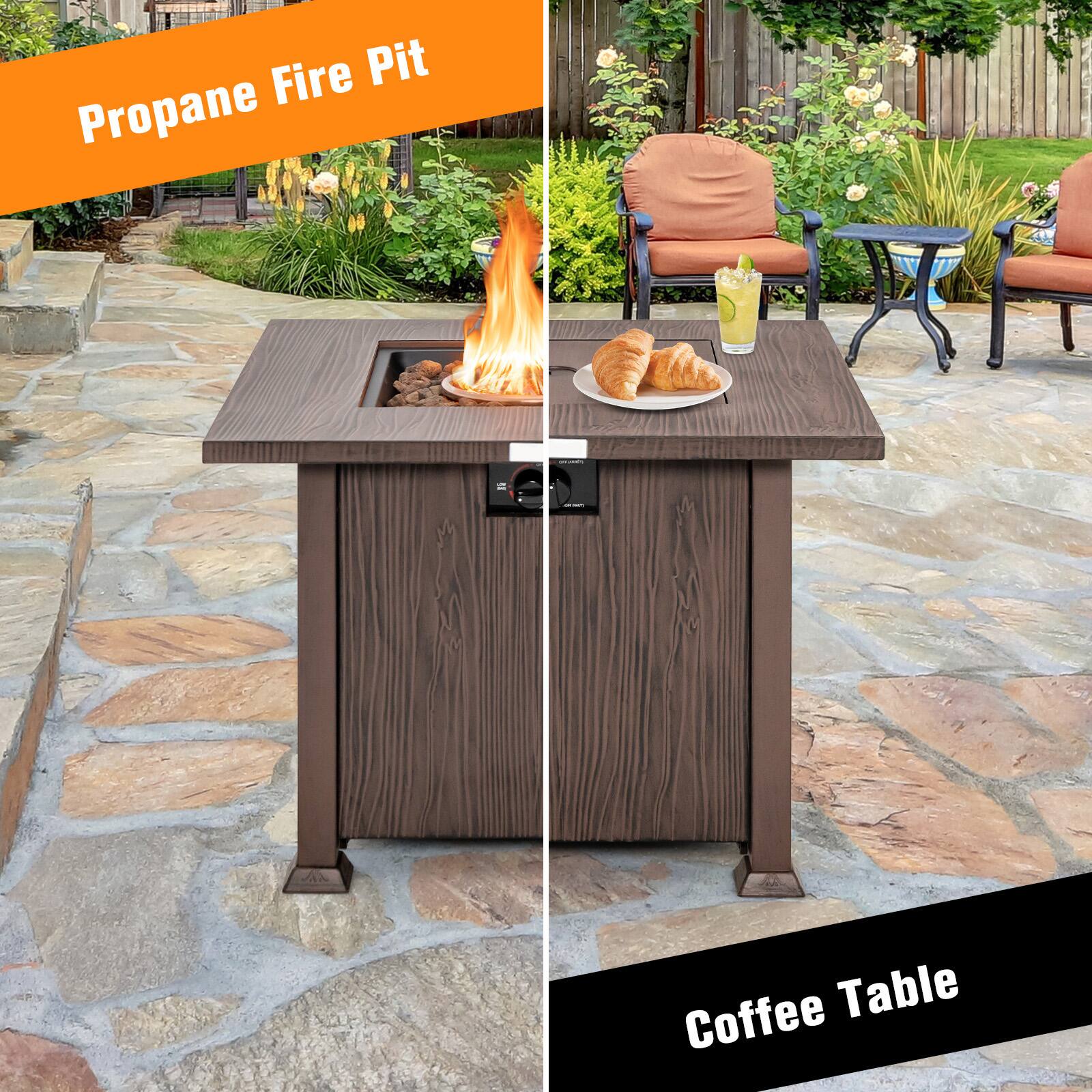 Propane Fire Pit  
Coffee Table