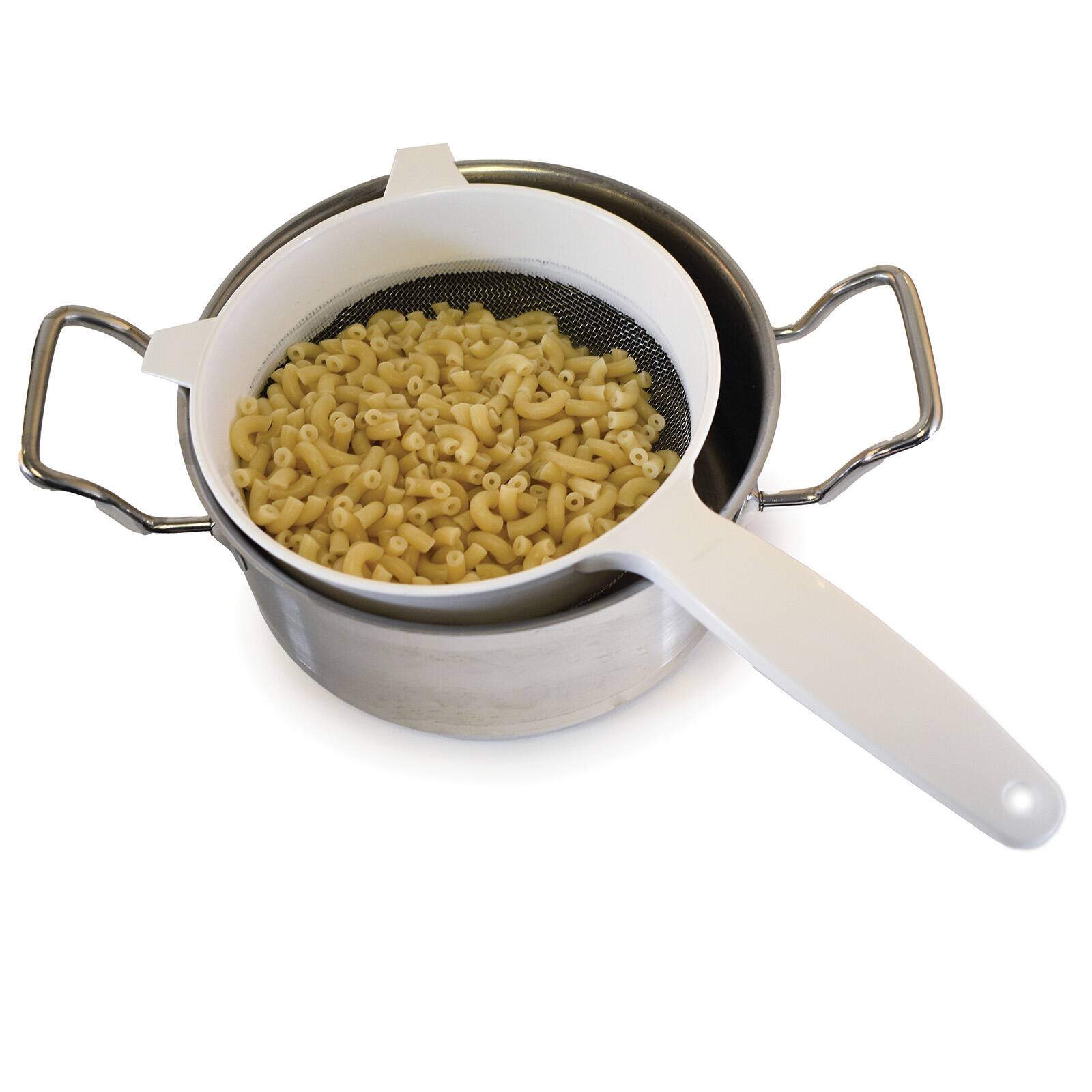 Alt View 5. Norpro - Mesh Strainer with Stainless Steel Basket, 7-Inch - Silver.