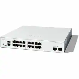 Cisco Consumer Products - Cisco Catalyst C1300-16T-2G Ethernet Switch - 16 Ports - Manageable - Gigabit Ethernet - 10/100/1000Base-T, 1000Base-X - Unknown