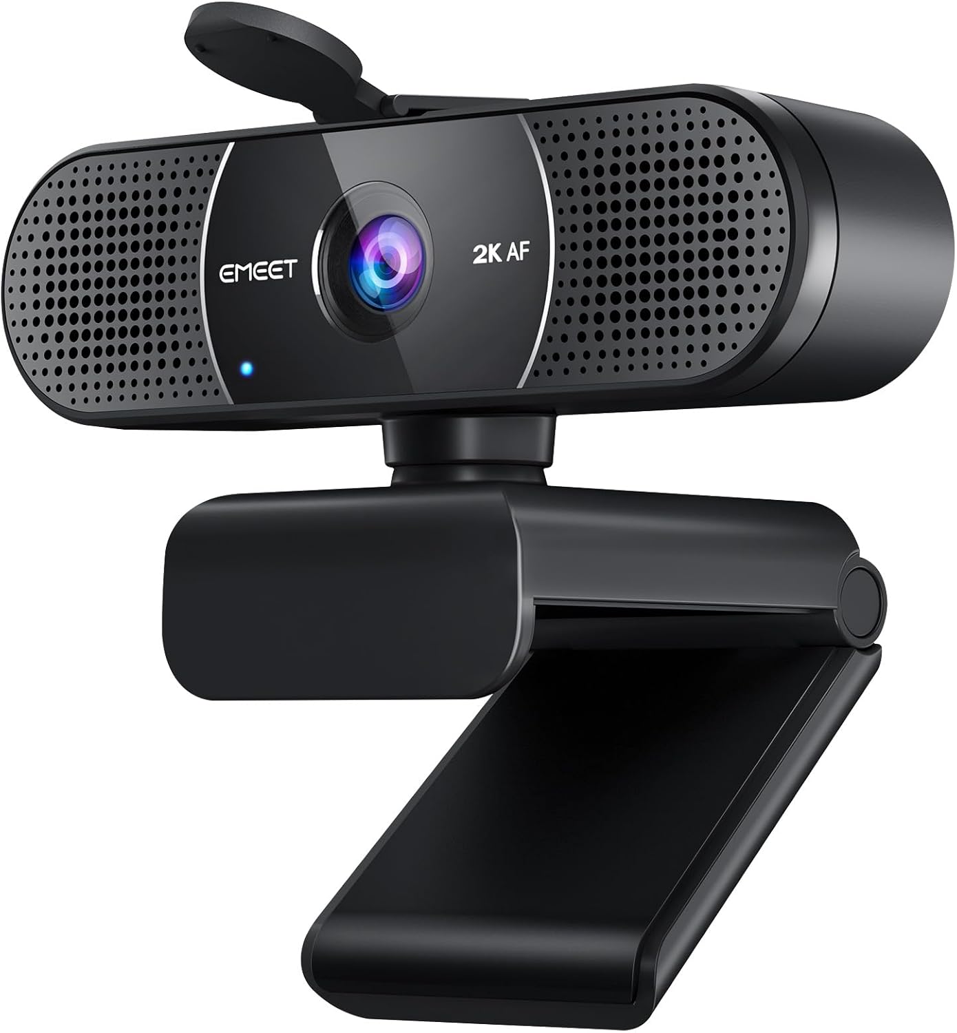 Front. EMEET - EMEET C960 2K Webcam with Microphone, 2K QHD, 2 Noise-Reduction Mics, TOF Autofocus Streaming Webcam with Privacy Cover,.